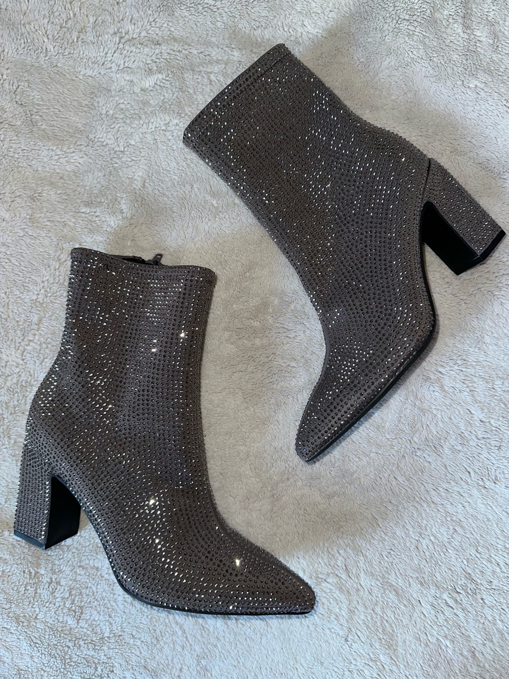 A New Day rhinestone booties